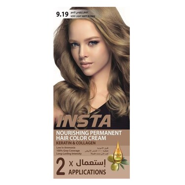 Insta Hair Color Very Light Matt Blonde C9.19