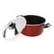 Tefal Tempo Flame Casserole With Lid Red 28cm