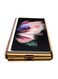MARGOUN for Samsung Galaxy Z Fold 3 5G Case Luxury Plating Cover with Screen Protector Glass Hybrid Full Body Protection