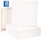 Lavish [ 8-Unit ] Canvas Board, White Size 20 X 20cm