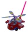 Child Toy Walking Push &amp; Pull Along Plane With Sound For Kids Age Red