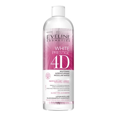 Eveline White Prestige 4D Whitening And Moisturising Micellar Water Clear 500ml