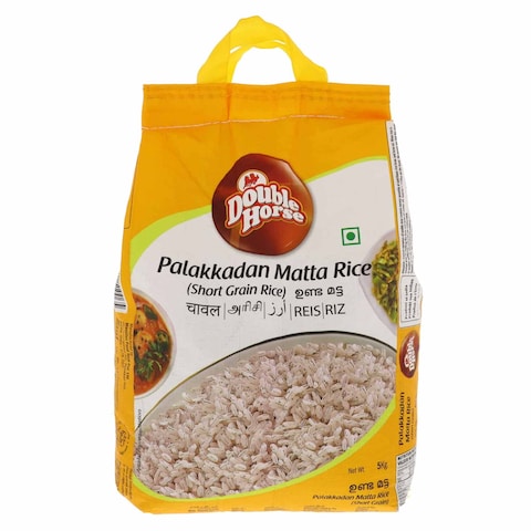 Double Horse Short Grain Palakkadan Matta Rice 5Kg