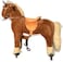 Lovely Baby Ride On Horse LB J001 For Kids, Horse Riding toys Action Pony Large Mechanical Horse To Ride On Bounce Up And Down And Move For Children 4-12 Years (Brown)