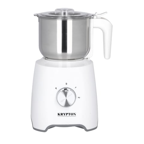 Krypton Food Processor 500W - 2 Speed With Pulse, Over Heat Protection, Stainless Steel Bowl With Sharp Blades, Non-Slip Feet, Ideal For Grinding, Dicing, Mincing, &amp; Puree