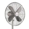 Crownline SF-402 16&quot; Stainless Steel Fan with 4 Blades, 3 Speed Control, Adjustable Oscillation, Stable Round Base, and Soft Touch Tilting Angle &ndash; 50W Power, 220-240V, 50Hz