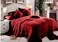 Comfy - Faux Luxe Fur 6pcs Comforter Set - Maroon