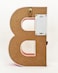 LED Marquee Letter Light Sign Wooden Red (B) 25cm