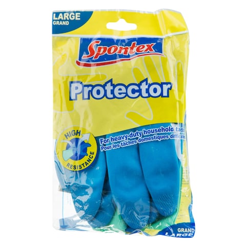 Spontex Protector Heavy Duty Gloves Large