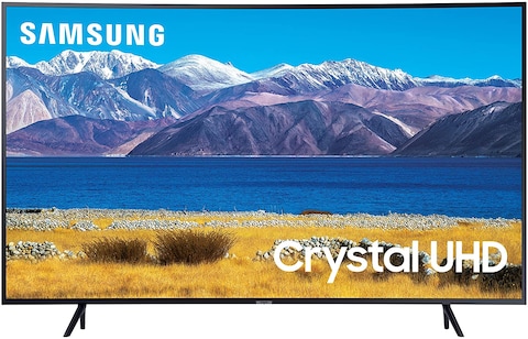 Samsung 55 Inch, Curved 4K Crystal UHD HDR Smart TV, UA55TU8300, Black (2020, With Smart Remote Control)