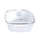Ascot Ceramic Food Warmer Container White And Silver 26cm 3 PCS