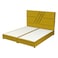 In House Granada Velvet Bed Frame - Single - 200x120 cm - Gold