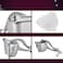 Generic Lemon Squeezer - Heavy Duty Hand Press Fruit Juicer - Manual Lime Citrus Press Squeezer (Color : Silver)