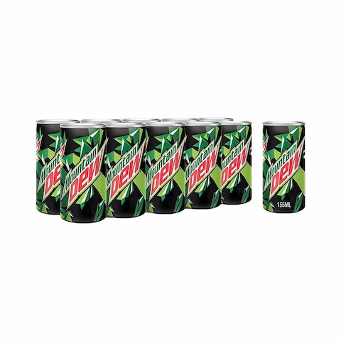 Mountain Dew Carbonated Soft Drink 150ml Pack of 10