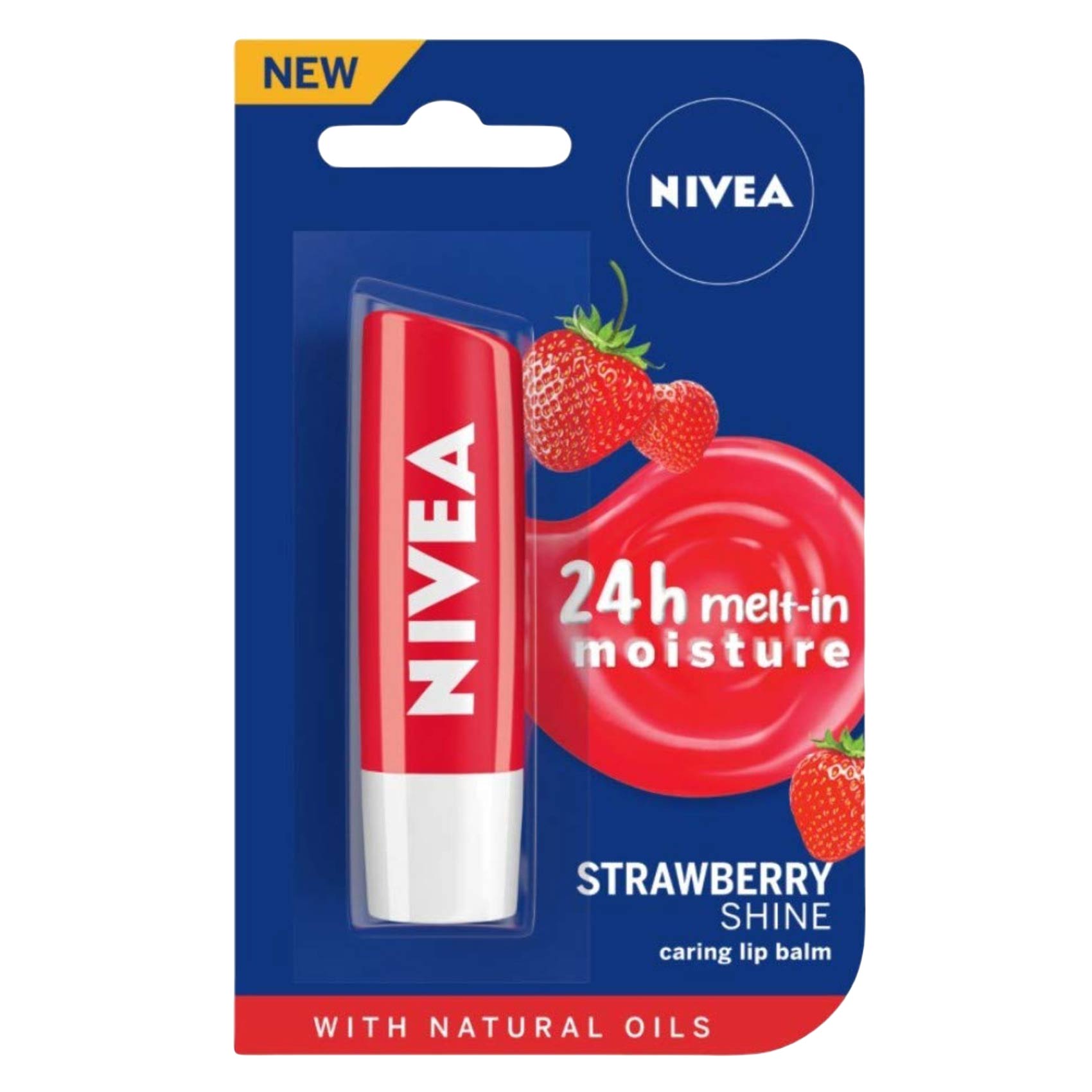 Nivea Lip Balm Strawberry Stick 4.8G