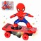 Generic - Spiderman Toy With Stunt Skateboard