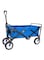 Generic - Heavy Duty Garden Cart Wagon Foldable Outdoor Trolley Transport Blue 85x48x26centimeter