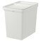 Hallbar Bin With Lid, Light Grey 22 L