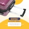 STARGOLD ABS+PC Spinner Wheels Trolley Single Luggage Number Lock Smart Carry On Suitcase 20 Inches