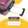 STARGOLD ABS+PC Spinner Wheels Trolley Single Luggage Number Lock Smart Carry On Suitcase 20 Inches