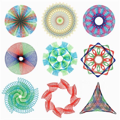 Spirograph, Geometric Ruler Drafting Tools Stationery For Students Drawing Set Learning Art Sets Creative Gift For Children (1Pc)