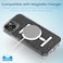 Remson Mag-X Magnetic Hybrid Protective Glitter Case Military Grade Protection Compatible For iPhone 14 Plus - Glitter