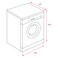 Teka Front Loading Washing Machine 7kg TK5 1470 White