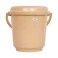 Princeware Super Deluxe Bucket 5 Liters With Lid - Light Brown