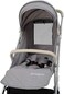 Uniqoo 4 Grey - Urban Stroller With Protective Shield