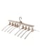Generic 8-In-1 Portable Cloth Hanger Brown 29 X 52.2cm