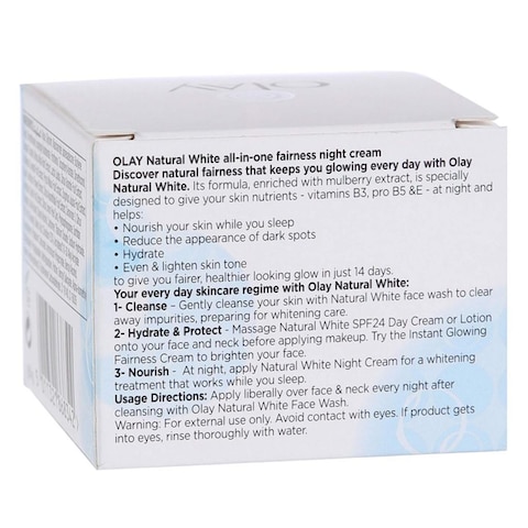 Olay Natural White Night Cream 50 gr