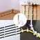 AL ARQAM 18mm Cable Clips - 50 Pcs, White - Secure Cord Clips with Steel Nails for Round Cables, Indoor &amp; Outdoor Use