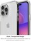 Gear4 Crystal Palace designed for iPhone 14 Pro MAX case cover with D3O Crystalex Impact Protection up to 13 Feet / 4 Meter - Clear