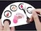 Stainless Steel Palette with Rod Spatula Set，Cosmetic Makeup Palette with Spatula Tool，Make Up Nail Art Pallete
