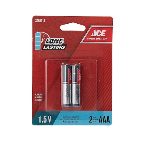 Ace AAA 1.5V Alkaline Batteries (Pack Of 2)