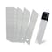 Mega Tools Knife Blades L M27195 Silver 10 PCS