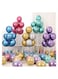 Metallic Chrome Balloons 50 Pcs 12 Inch Helium Shiny Thicken Latex Party Decoration (Chrome Golden)