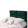 In House Le&oacute;n Velvet Bed Frame - King - 200x200 cm - Dark Green