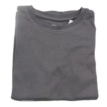 Boys Plain T-Shirt 13-14 Years Steel Grey