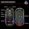 X600 WIRED GAMING MOUSE RGB BACKLIGHT HOLLOW HONEYCOMB SHAPE 6400DPI MACRO PROGRAMMING HOME OFFICE GAMER MICE FOR DESKTOP COMPUTER LAPTOP PC (Wired Mouse)
