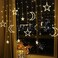 Aclix Ramadan Decoration Lights, Moon And Stars And Serial Lights, 3.5M Ramadan Lights, Yellow, Lc-138Lght-1