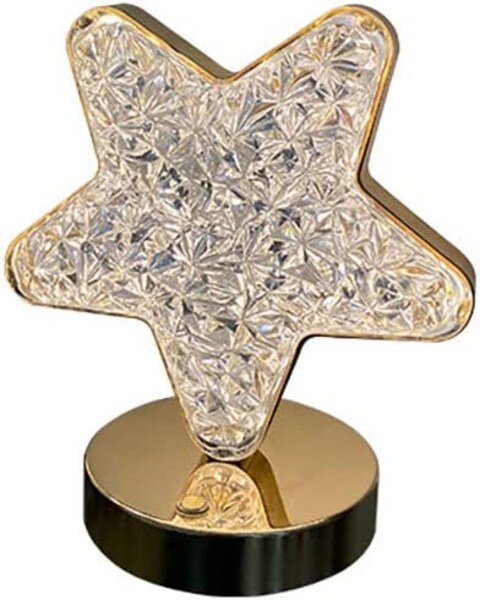 Smart Touch Portable Ramadan Star Shape Acrylic Table Lamp Led Light For Living Room Home