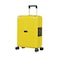 Eminent Vertica Hard Case Travel Bag Cabin Luggage Trolley Polypropylene Lightweight Suitcase 4 Quiet Double Spinner Wheels With Tsa Lock B0006 Yellow