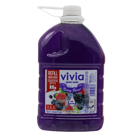 Vivia Berry Burst Creamy Hand Wash Refill 1L