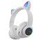 Cat Bluetooth On Ear Wireless Headphone White