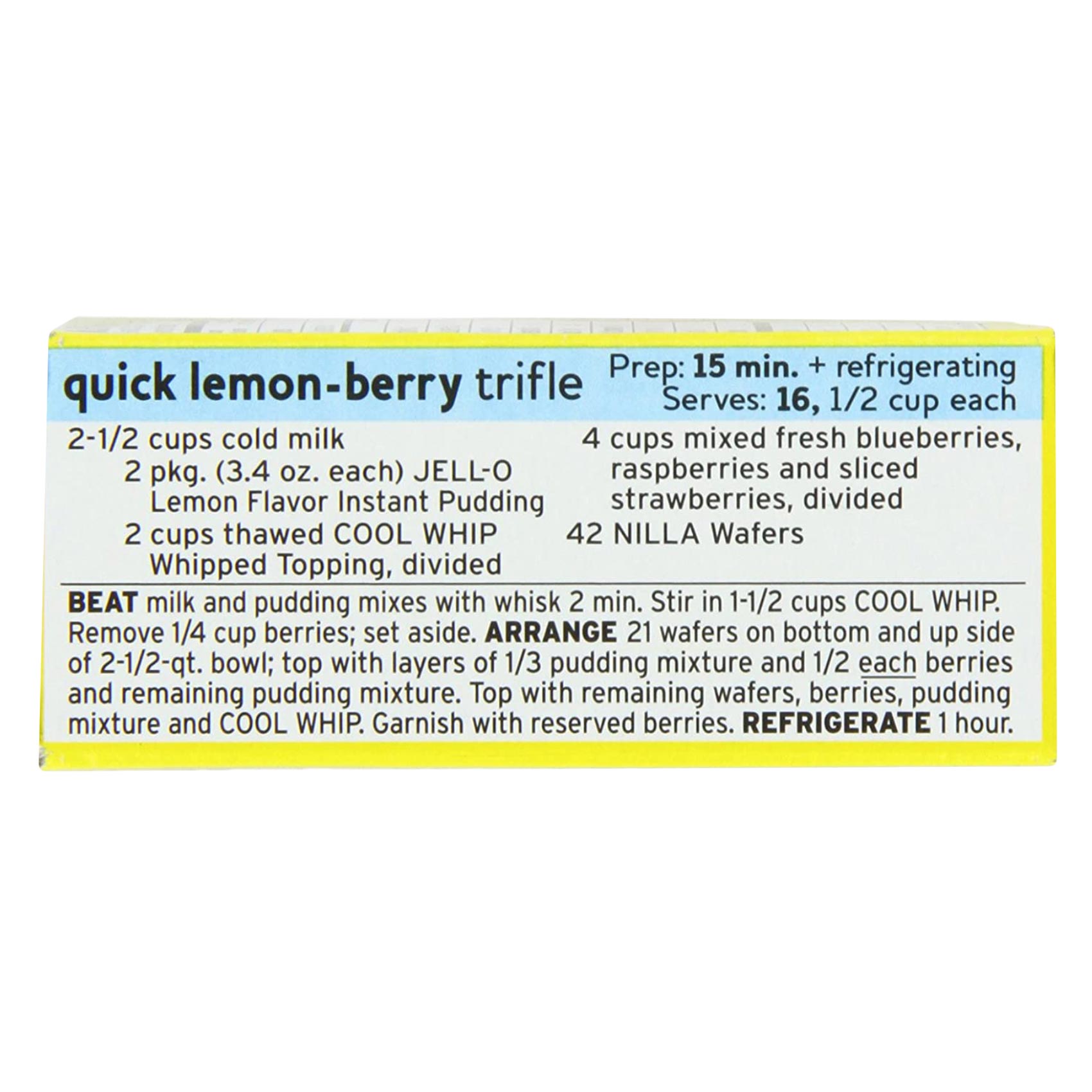 Jell-O Pudding Lemon 96 Gram product thumbnail 4