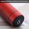 Generic-Red Car Cup with LED Temperature Display Stainless Steel Insulated Water Bottle Travel Modern Mug