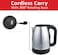 Nikai 1.7L Stainless Steel Electric Kettle With Filter And Boil Dry Protection With Auto-Shut Lid, Nk420A, Matt Silver (6 Months Warranty)
