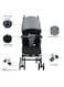 Moon Neo Plus Travel Baby Stroller &ndash; Black/Grey   Lightweight, Compact &amp; Travel-Friendly