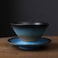 Coffee ceramic cup with plate 160ml